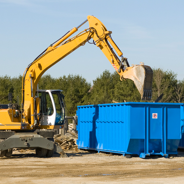 what size residential dumpster rentals are available in Monteagle